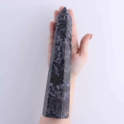 Indigo Gabro Towers Set of 4 - Expert Wholesale and Supplier of Wholesale Crystals & Bulk Gemstones, ["Indigo Gabro","Madagascar","Towers"]