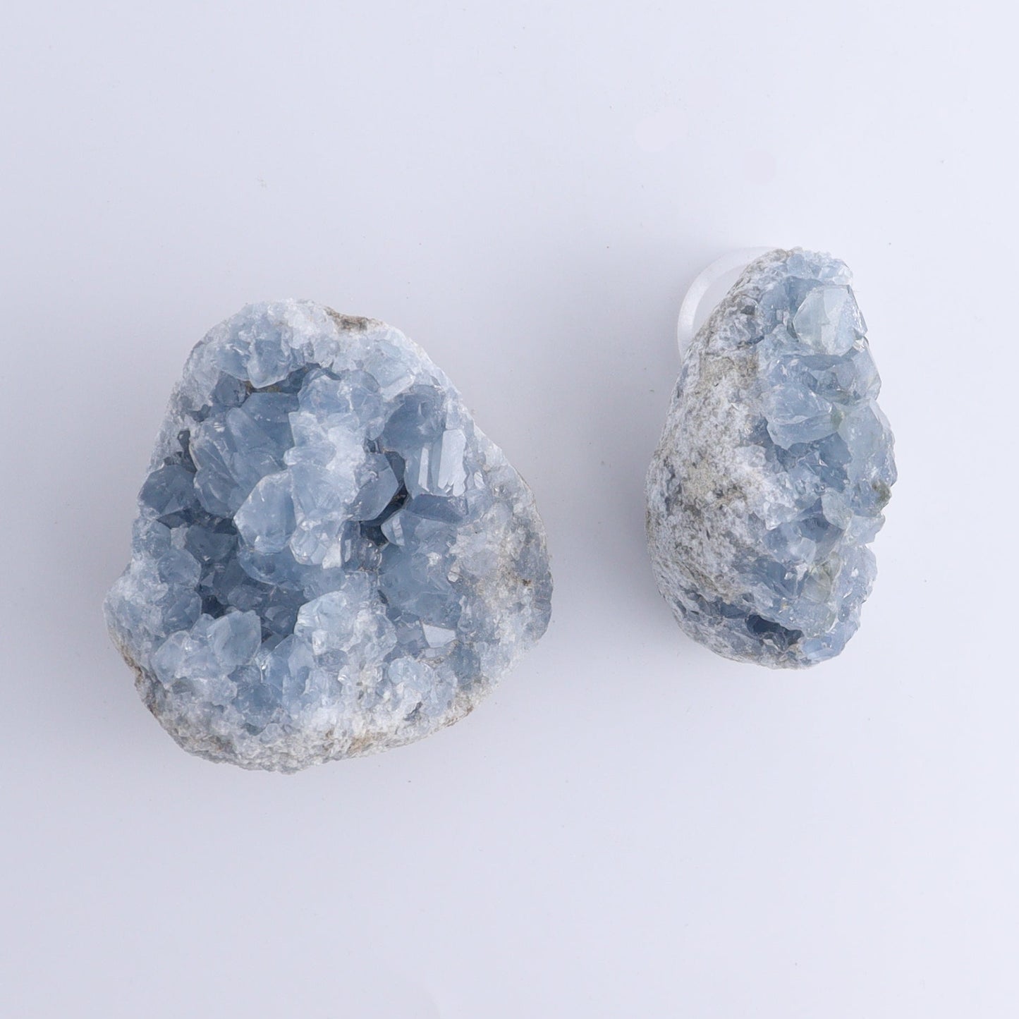 Celestite Clusters Set of 6 - Expert Wholesale and Supplier of Wholesale Crystals & Bulk Gemstones, ["Celestite","Clusters","Freeform"]
