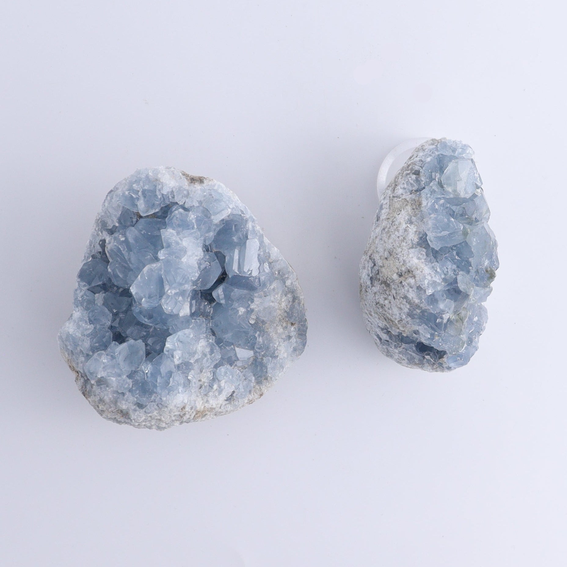 Celestite Clusters Set of 6 - Expert Wholesale and Supplier of Wholesale Crystals & Bulk Gemstones, ["Celestite","Clusters","Freeform"]