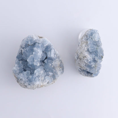 Celestite Clusters Set of 6 - Expert Wholesale and Supplier of Wholesale Crystals & Bulk Gemstones, ["Celestite","Clusters","Freeform"]