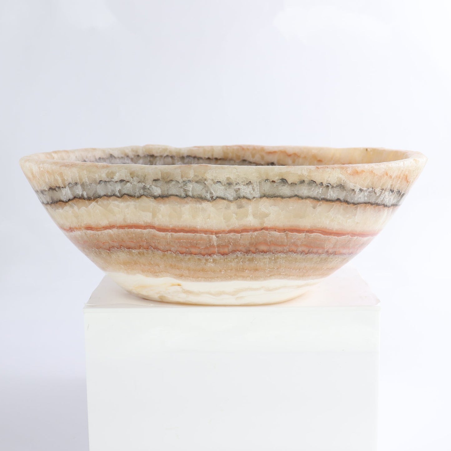 Mexican Onyx/Calcite Bowl 10"