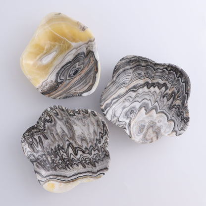 Zebra Onyx Bowl Set of 3 - Expert Wholesale and Supplier of Wholesale Crystals & Bulk Gemstones, ["Bowls","Mexico","onyx"]