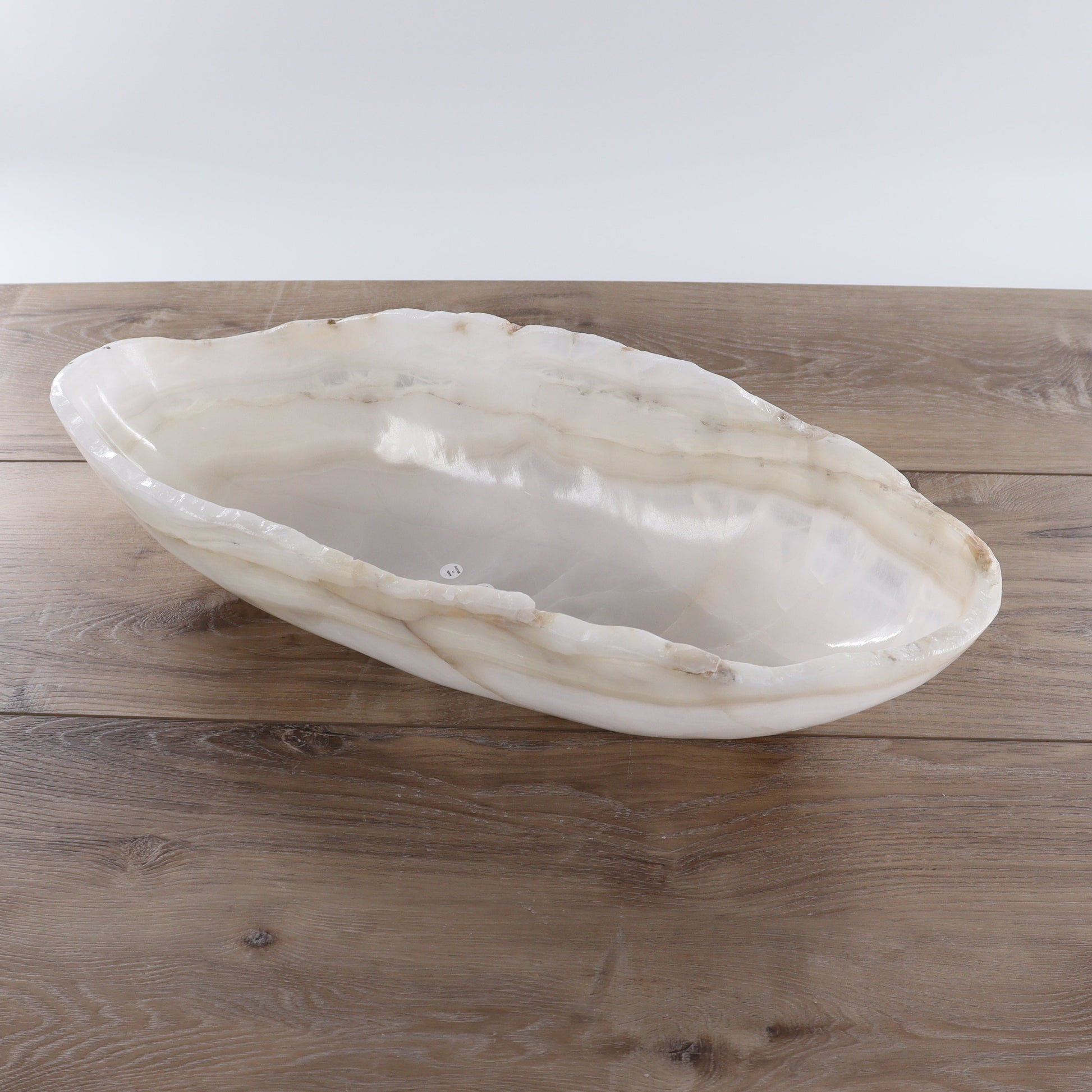 Mexican Onyx/Calcite Canoe Bowl - Expert Wholesale and Supplier of Wholesale Crystals & Bulk Gemstones, ["Bowls","Calcite","canoe","Mexico","onyx"]