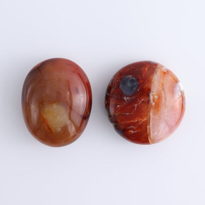 Carnelian Palm Stones Set of 8