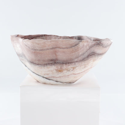 Mexican Onyx/Calcite Bowl 12"