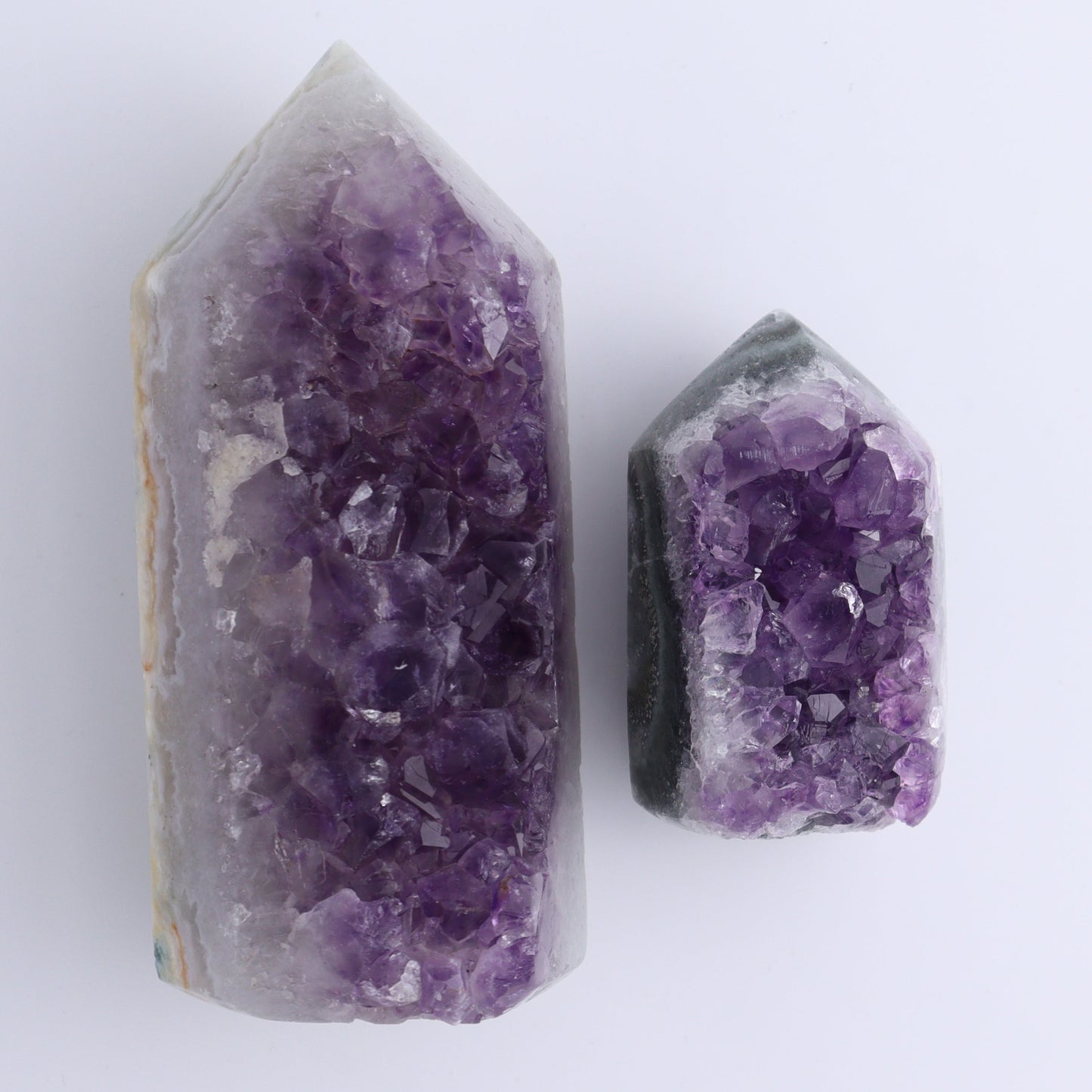 Uruguay Amethyst Towers Set of 4 - Expert Wholesale and Supplier of Wholesale Crystals & Bulk Gemstones, ["Amethyst","Towers","Uruguay"]