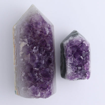 Uruguay Amethyst Towers Set of 4 - Expert Wholesale and Supplier of Wholesale Crystals & Bulk Gemstones, ["Amethyst","Towers","Uruguay"]