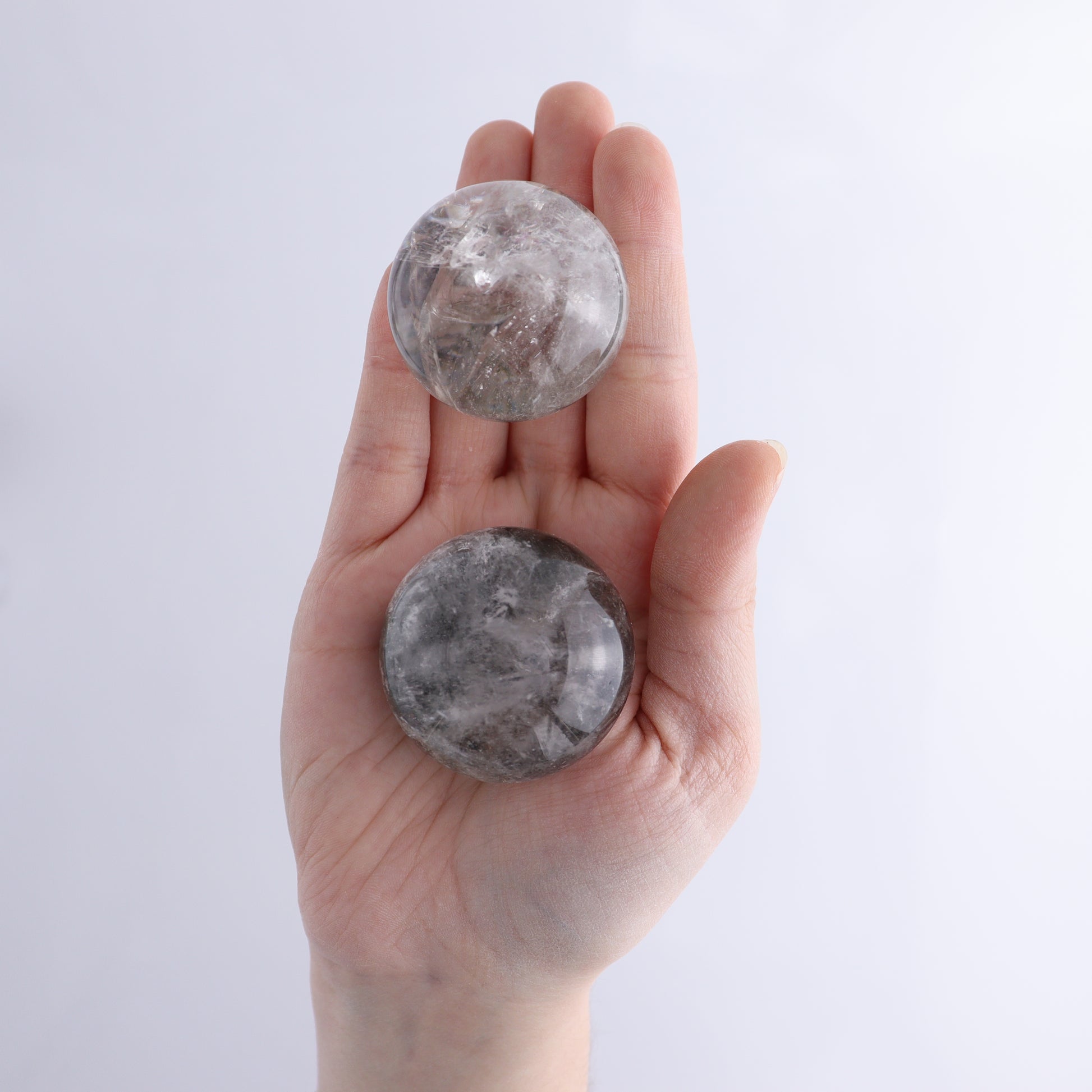 Garden Quartz Spheres Set of 9 - Expert Wholesale and Supplier of Wholesale Crystals & Bulk Gemstones, ["China","Garden Quartz","Spheres"]