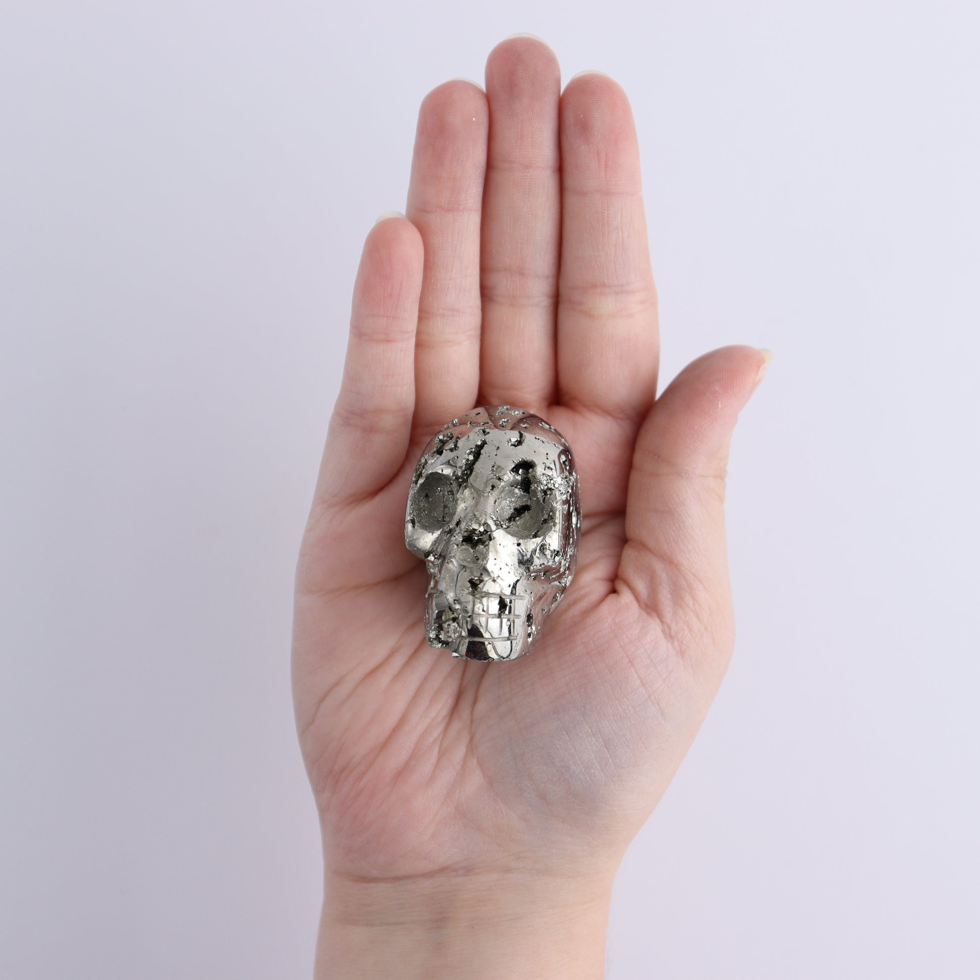 Pyrite Skulls Set of 6 - Expert Wholesale and Supplier of Wholesale Crystals & Bulk Gemstones, ["Hearts","Peru","Pyrite"]