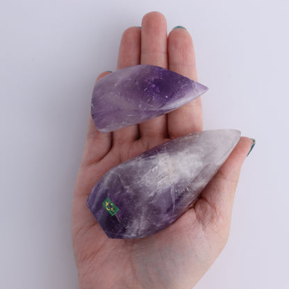 Amethyst Flames Set of 4 - Expert Wholesale and Supplier of Wholesale Crystals & Bulk Gemstones, ["Amethyst","Brazil","close_30","flames"]