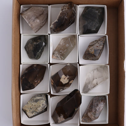 Garden Quartz Freeforms Set of 12 - Expert Wholesale and Supplier of Wholesale Crystals & Bulk Gemstones, ["Freeform","Freeforms","Garden Quartz","Quartz"]