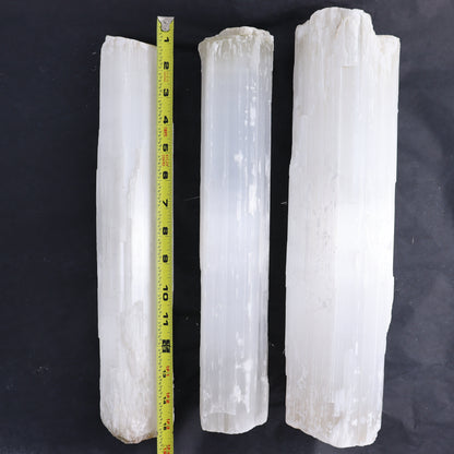 Selenite Logs Set of 3 - Expert Wholesale and Supplier of Wholesale Crystals & Bulk Gemstones, ["logs","selenite"]