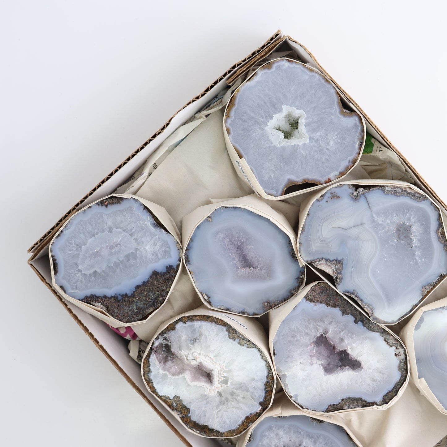 Las Choyas Geodes Set of 8