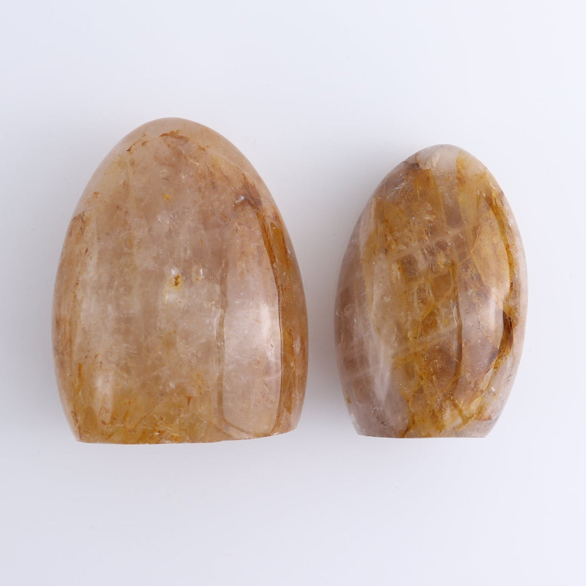 Golden Hematite Quartz Freeforms Set of 5 | Mi Esperanza Minerals | Supplier of Crystals and Onyx