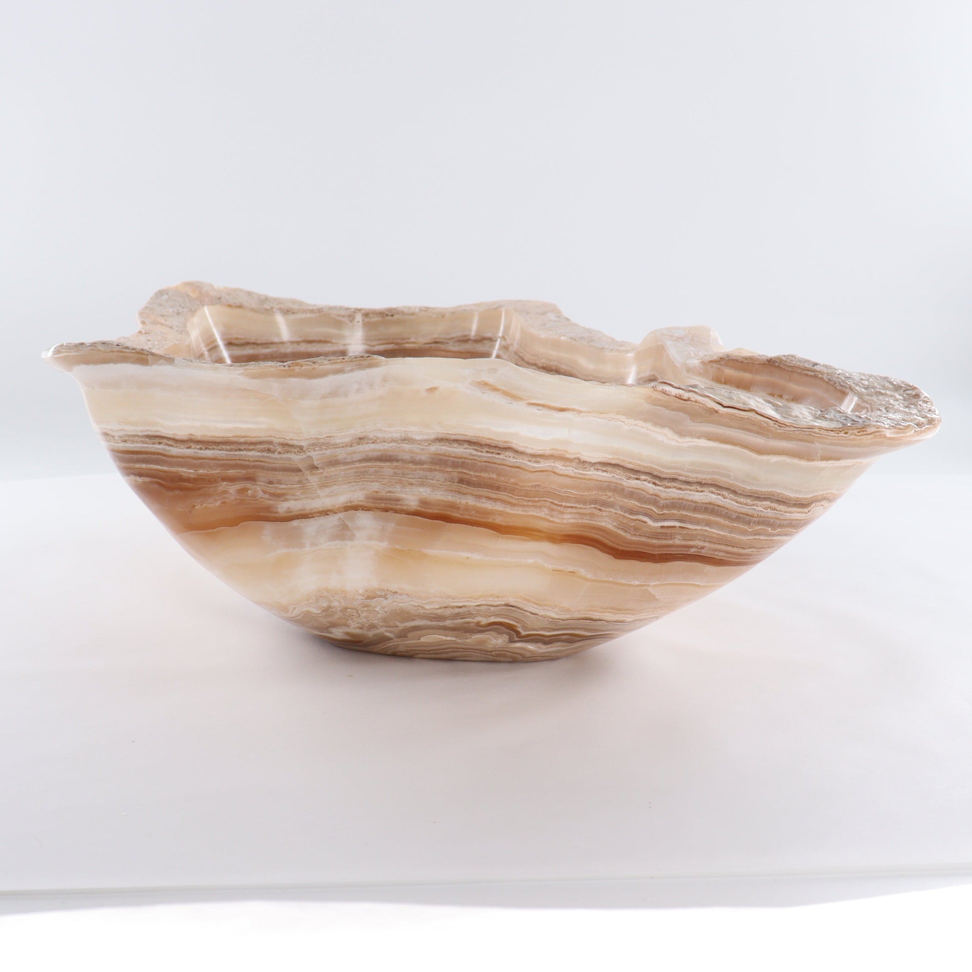 Mexican Onyx/Calcite Bowl - Expert Wholesale and Supplier of Wholesale Crystals & Bulk Gemstones, ["Bowls","Calcite","Mexico","onyx"]