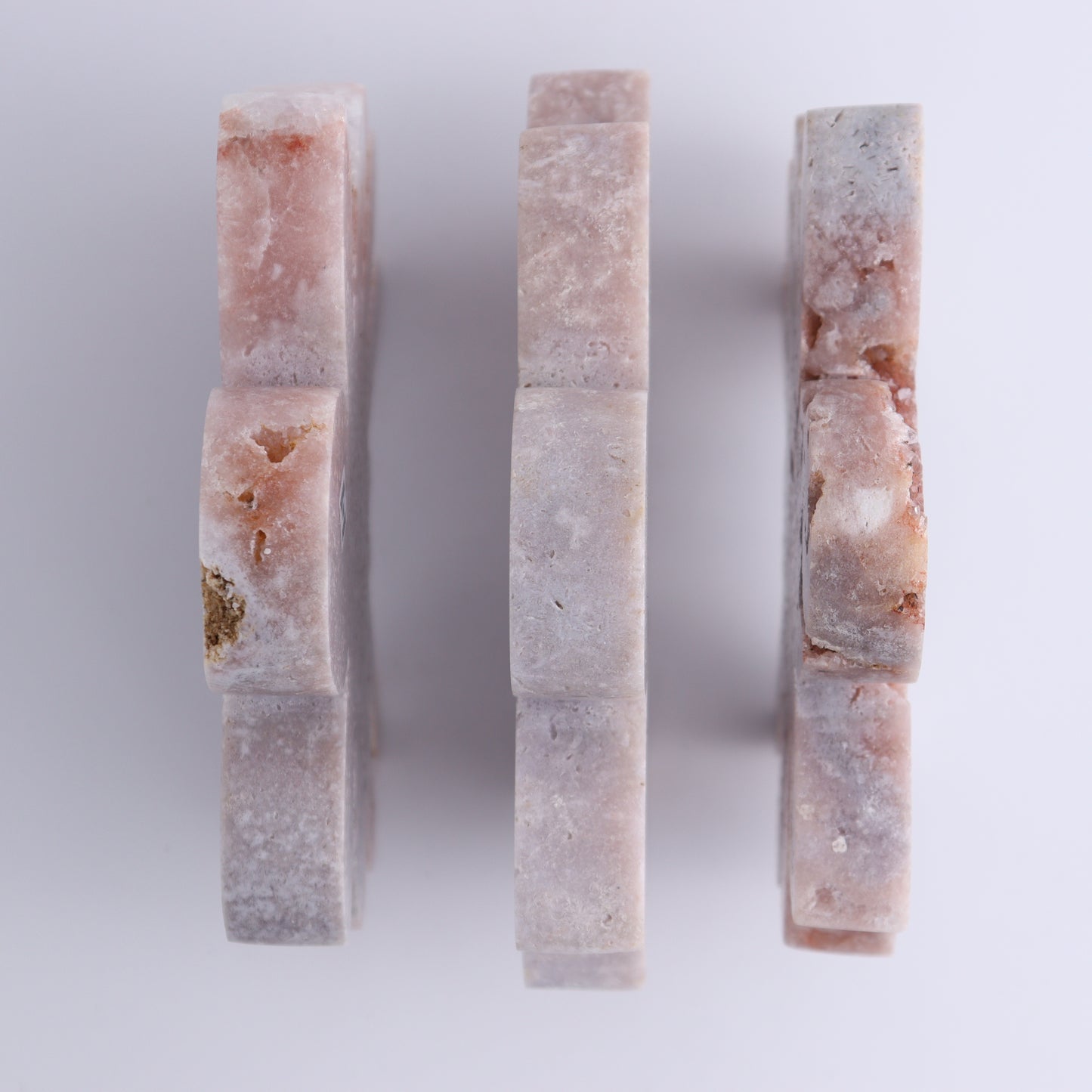 Pink Amethyst Spiders Set of 3 - Expert Wholesale and Supplier of Wholesale Crystals & Bulk Gemstones, ["Amethyst","Brazil","Pink Amethyst","stars"]