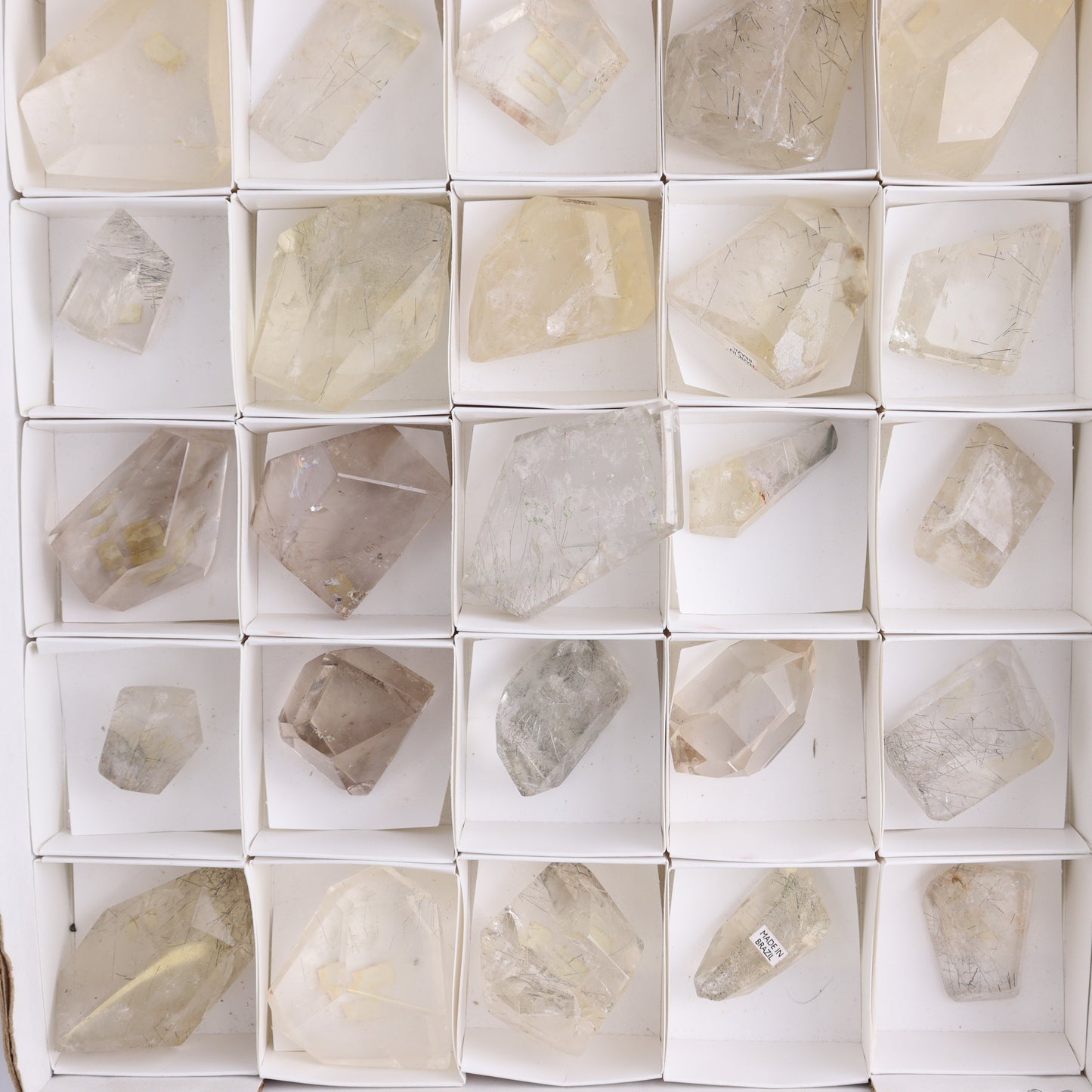 Quartz with Inclusions Feeforms Set of 35