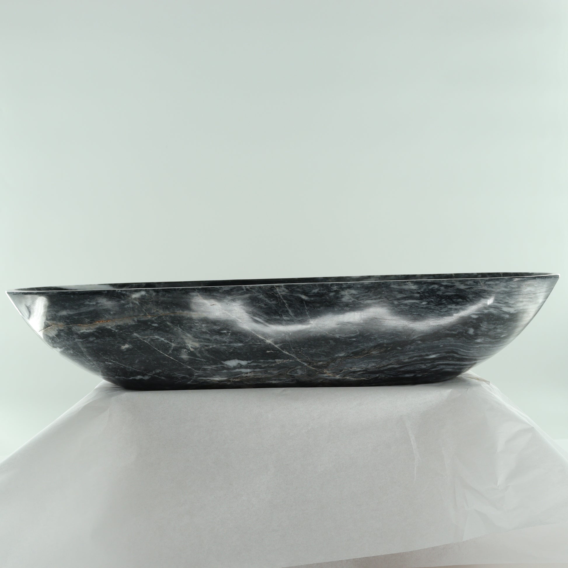 Marble Canoe Bowl - Expert Wholesale and Supplier of Wholesale Crystals & Bulk Gemstones, ["Bowls","canoe","close_30","Mexico","onyx"]