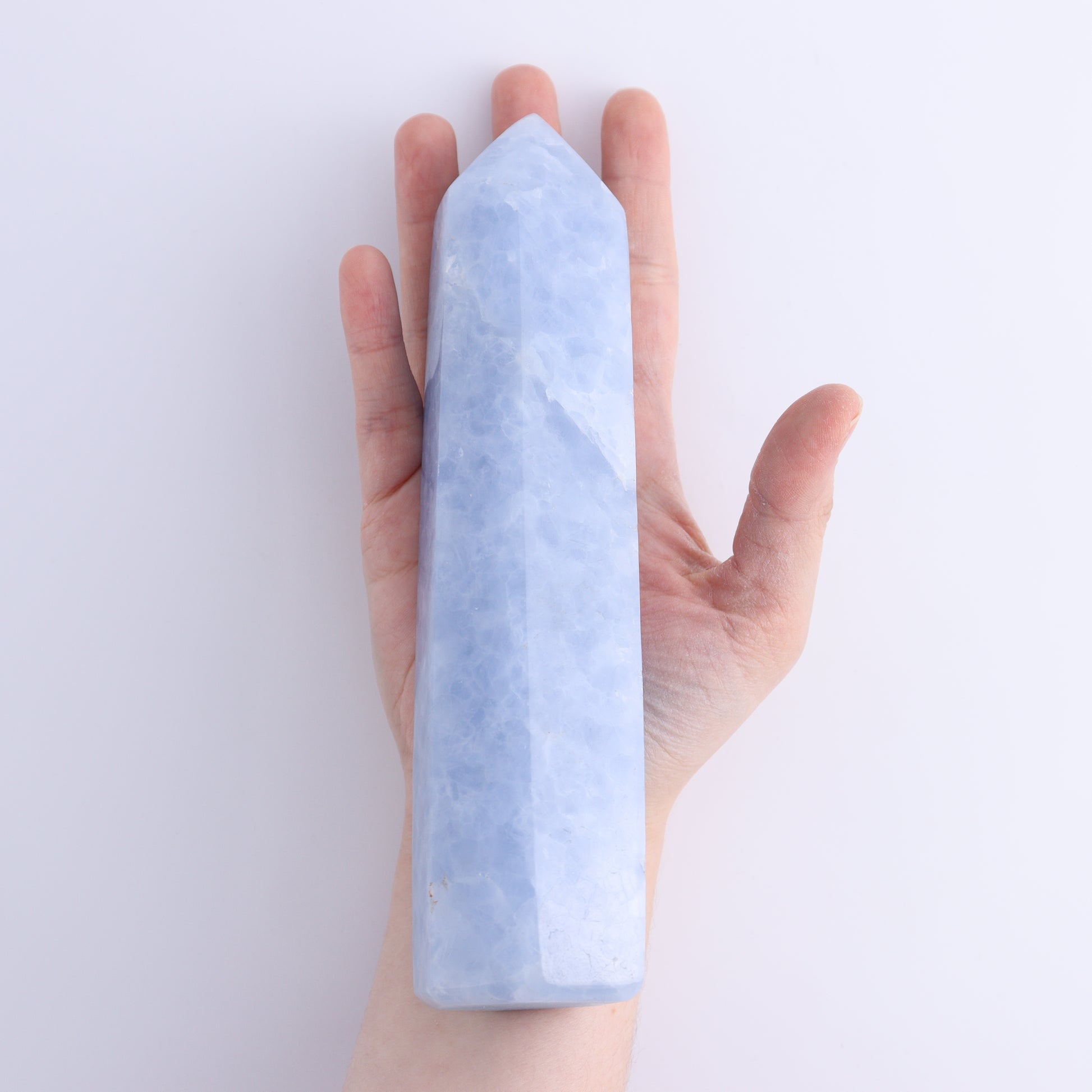 Blue Calcite Towers Set of 3 - Expert Wholesale and Supplier of Wholesale Crystals & Bulk Gemstones, ["Blue Calcite","Calcite","Towers"]