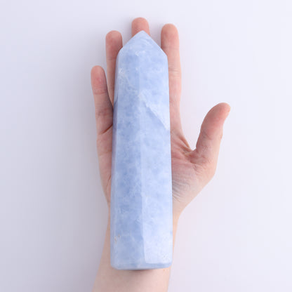 Blue Calcite Towers Set of 3 - Expert Wholesale and Supplier of Wholesale Crystals & Bulk Gemstones, ["Blue Calcite","Calcite","Towers"]