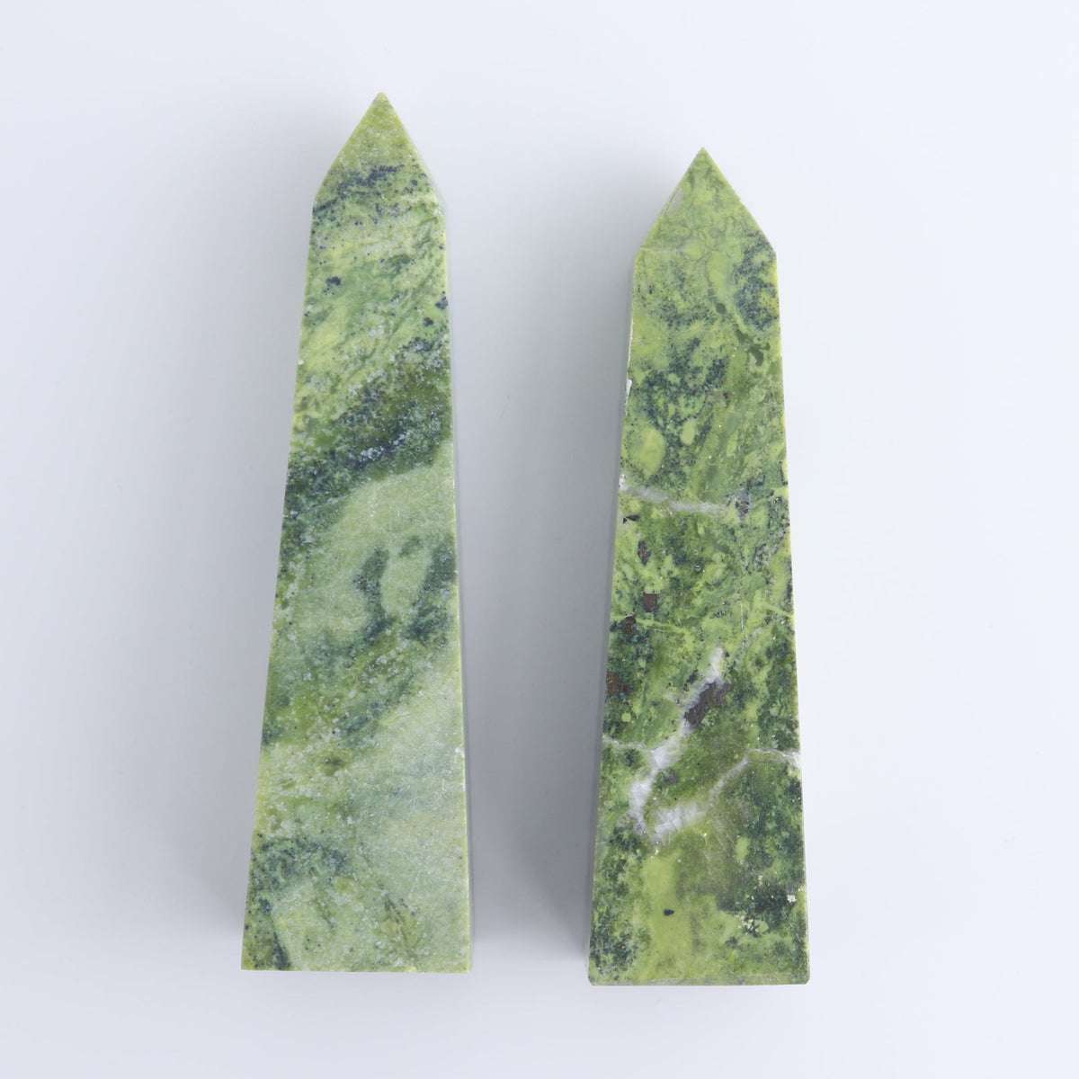 Serpentine Obelisk Set of 8