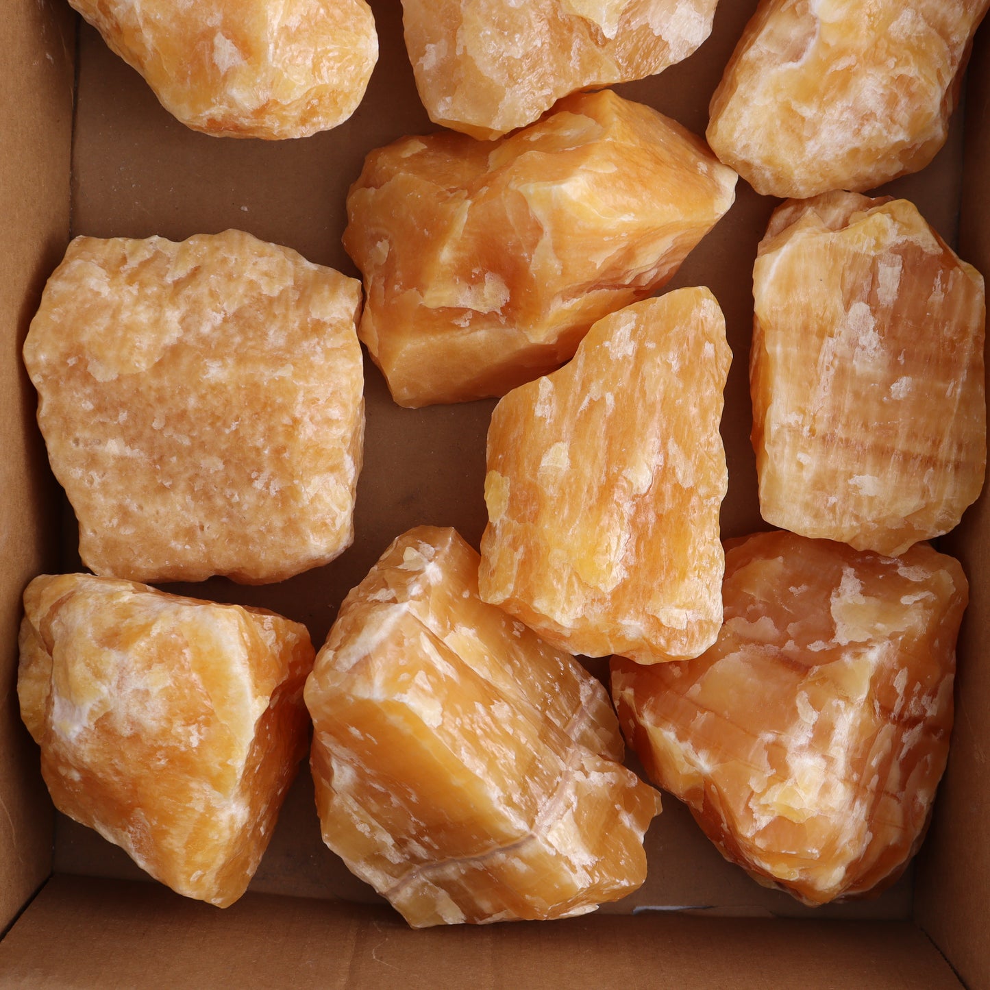 Calcite Roughs Set of 10 - Expert Wholesale and Supplier of Wholesale Crystals & Bulk Gemstones, ["Calcite","Roughs"]