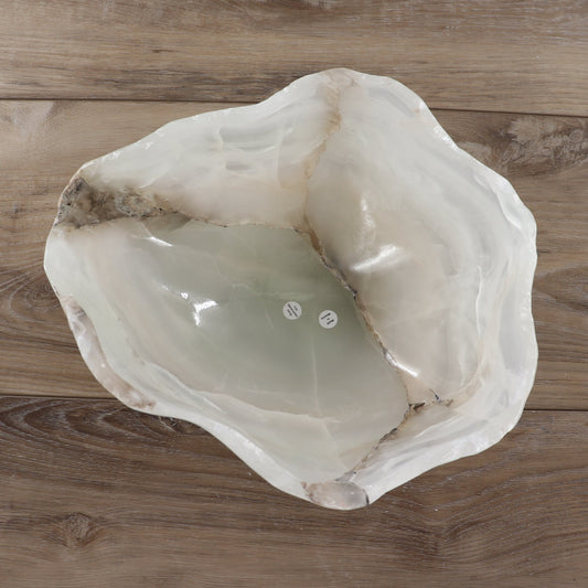 Mexican Onyx/Calcite Bowl 12" - Expert Wholesale and Supplier of Wholesale Crystals & Bulk Gemstones, ["Bowls","Calcite","Mexico","onyx"]
