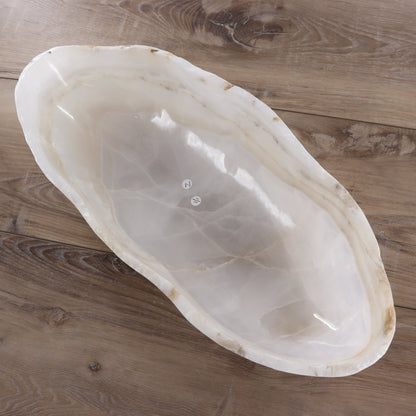 Mexican Onyx/Calcite Canoe Bowl - Expert Wholesale and Supplier of Wholesale Crystals & Bulk Gemstones, ["Bowls","Calcite","canoe","Mexico","onyx"]