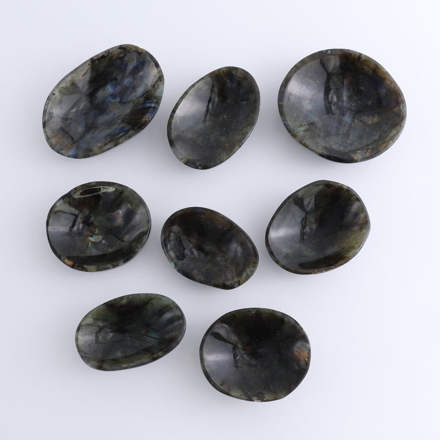 Labradorite Bowls Set of 8