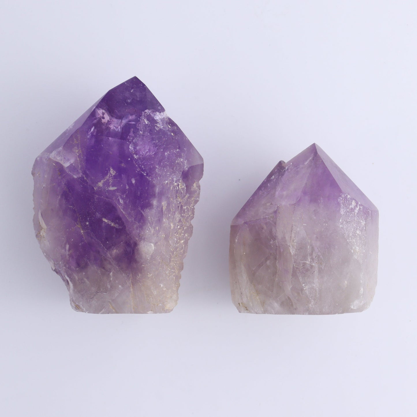Amethyst Tops Polished Set of 5 - Expert Wholesale and Supplier of Wholesale Crystals & Bulk Gemstones, ["Amethyst","Brazil","Top Polished"]