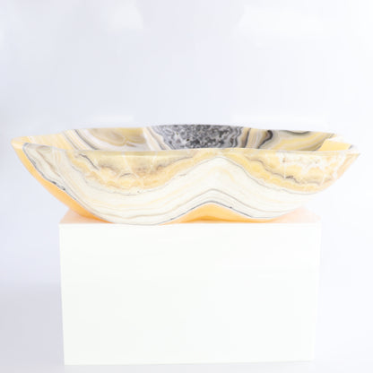 Zebra Onyx Bowl - Expert Wholesale and Supplier of Wholesale Crystals & Bulk Gemstones, ["Bowls","Mexico","onyx"]