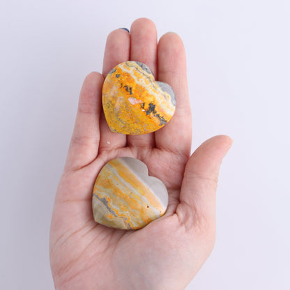 Bumblebee Jasper Hearts Set of 5