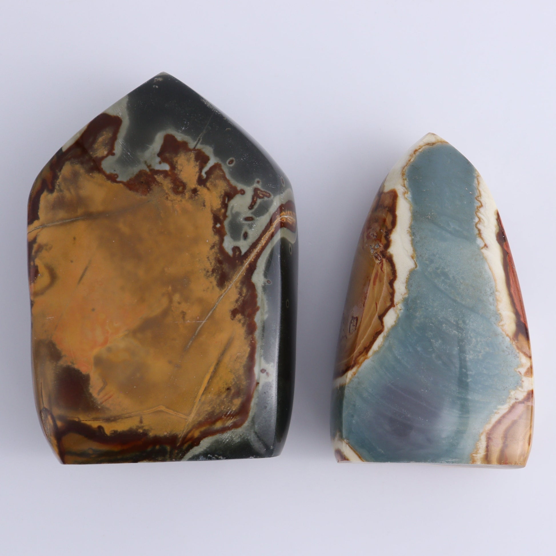 Polychrome Jasper Freeforms Set of 4 - Expert Wholesale and Supplier of Wholesale Crystals & Bulk Gemstones, ["jasper","Madagascar","Polychrome Jasper"]