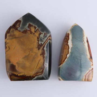 Polychrome Jasper Freeforms Set of 4 - Expert Wholesale and Supplier of Wholesale Crystals & Bulk Gemstones, ["jasper","Madagascar","Polychrome Jasper"]