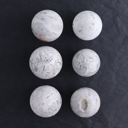Agate Spheres Set of 6