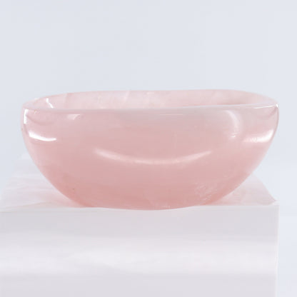 Rose Quartz Bowl - Expert Wholesale and Supplier of Wholesale Crystals & Bulk Gemstones, ["Bowls","Madagascar","Rose Quartz"]