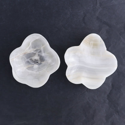 One Mexican Onyx/Calcite White & Grey Irregular Bowl - Expert Wholesale and Supplier of Wholesale Crystals & Bulk Gemstones, ["bowl","Bowls","Calcite","Catalog Onyx","Decorative Dish","Mexico","onyx"]