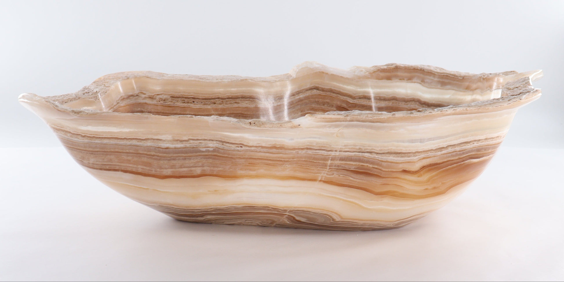 Mexican Onyx/Calcite Bowl - Expert Wholesale and Supplier of Wholesale Crystals & Bulk Gemstones, ["Bowls","Calcite","Mexico","onyx"]