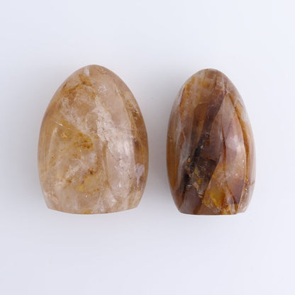 Golden Hematite Quartz Freeforms Set of 5 | Mi Esperanza Minerals | Supplier of Crystals and Onyx