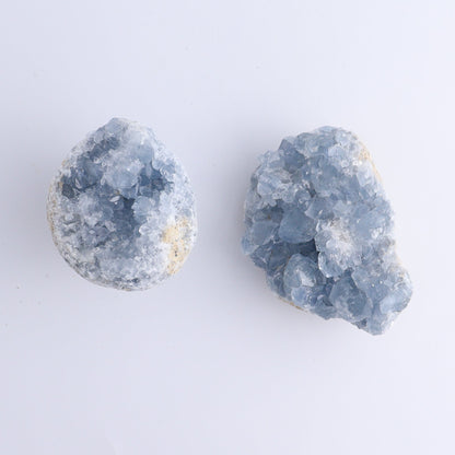 Celestite Clusters Set of 6 - Expert Wholesale and Supplier of Wholesale Crystals & Bulk Gemstones, ["Celestite","Clusters","Freeform"]