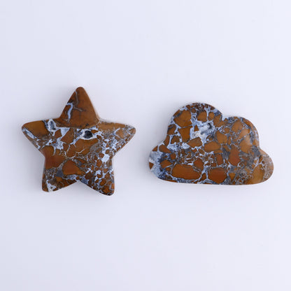 Brecciated Jasper Moons, Stars, Towers, Clouds, and Flames Set of 10 - Expert Wholesale and Supplier of Wholesale Crystals & Bulk Gemstones, ["Brecciated Jasper","Clouds","flames","Indonesia","moons","stars","Towers"]