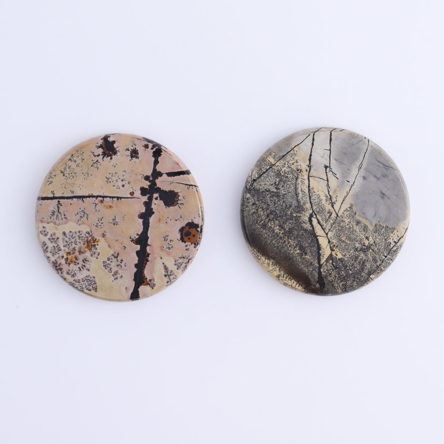 Picture Jasper Discs Set of 10 - Expert Wholesale and Supplier of Wholesale Crystals & Bulk Gemstones, ["China","Picture Jasper","Round"]