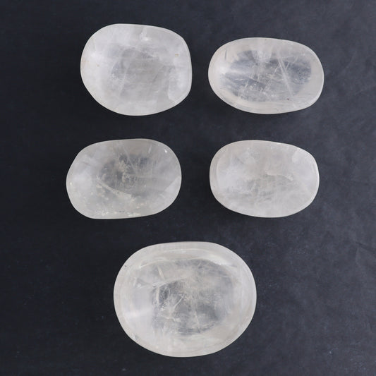 Clear Quartz Bowls Set of 5 - Expert Wholesale and Supplier of Wholesale Crystals & Bulk Gemstones, ["Bowls","Clear Quartz","Madagascar","Quartz"]
