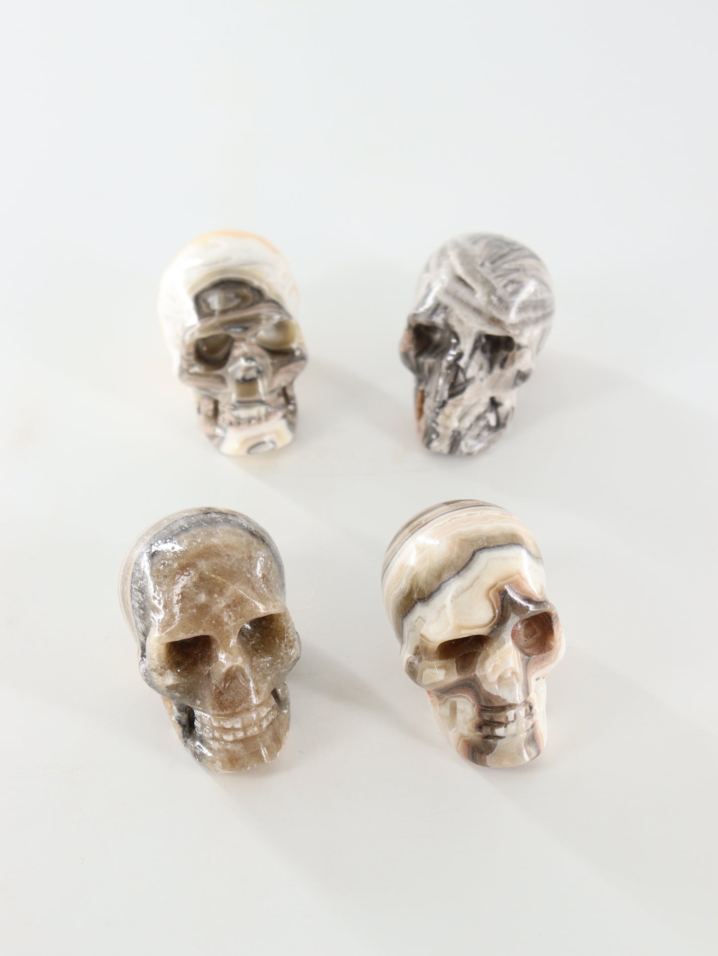 Small Onyx Skulls Set of 4 - Expert Wholesale and Supplier of Wholesale Crystals & Bulk Gemstones, []