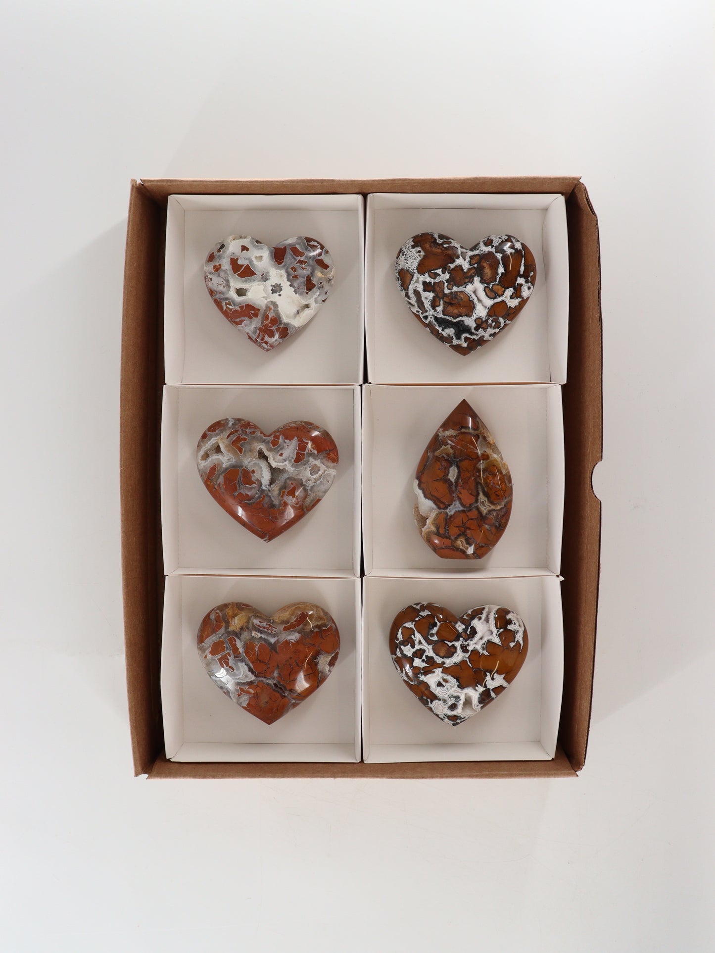 Brecciated Jasper Freeforms Set of 6 - Expert Wholesale and Supplier of Wholesale Crystals & Bulk Gemstones, []