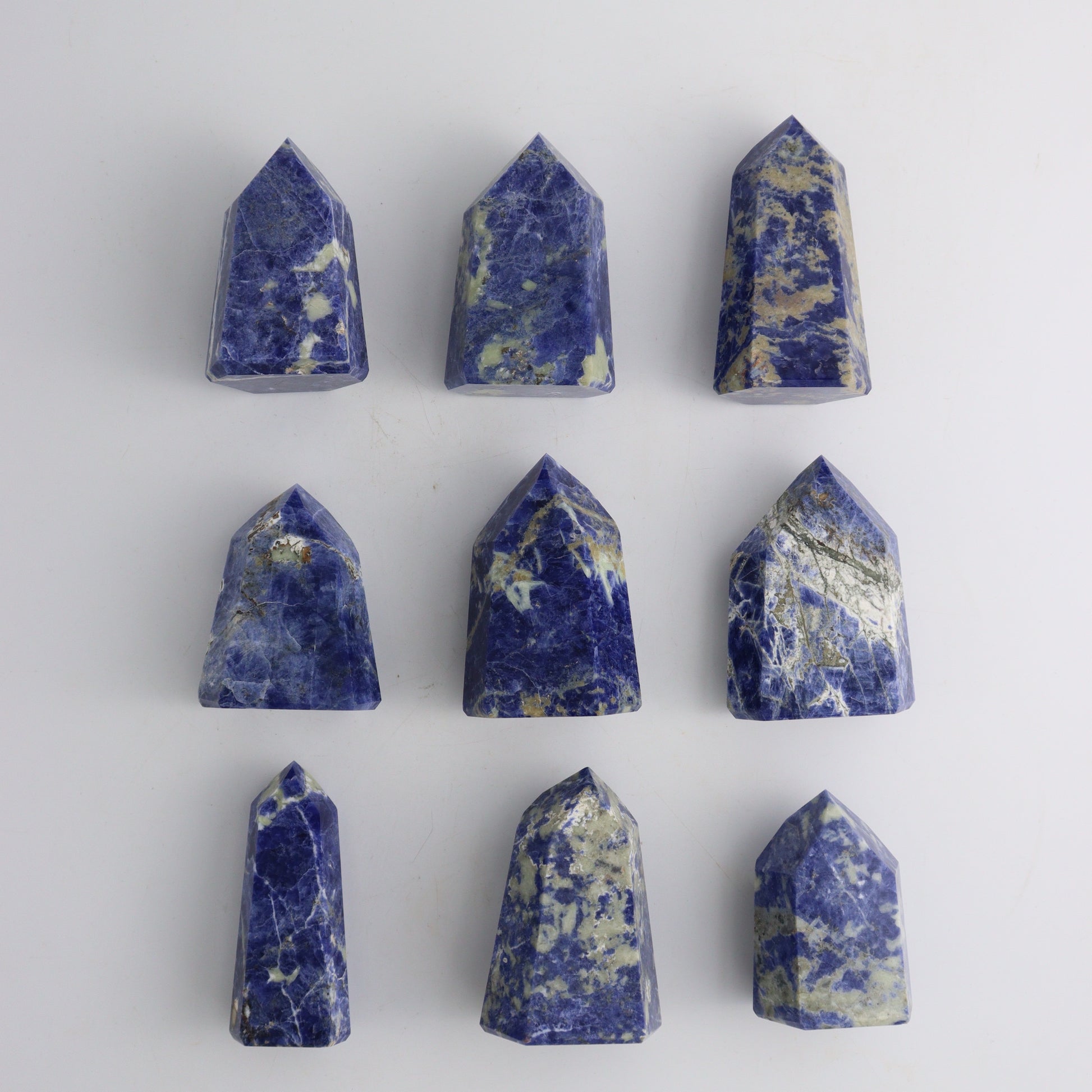 Sodalite Towers - Expert Wholesale and Supplier of Wholesale Crystals & Bulk Gemstones, ["Brazil","Sodalite","Towers"]