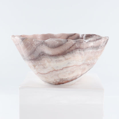 Mexican Onyx/Calcite Bowl 12"
