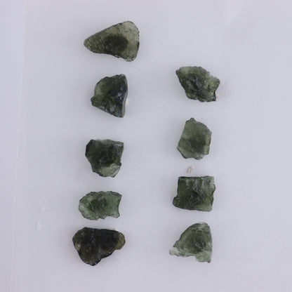 Moldavite Pieces Set of 9 - Expert Wholesale and Supplier of Wholesale Crystals & Bulk Gemstones, ["Czech Republic","Moldavite","Pieces"]