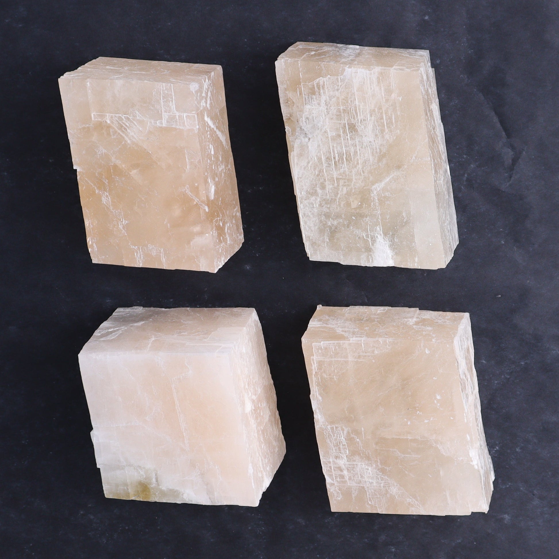 Pink Optical Calcite (Fluorescent) Set of 12 - Expert Wholesale and Supplier of Wholesale Crystals & Bulk Gemstones, ["Calcite","Mexico","Optical Calcite"]
