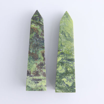 Serpentine Obelisk Set of 8